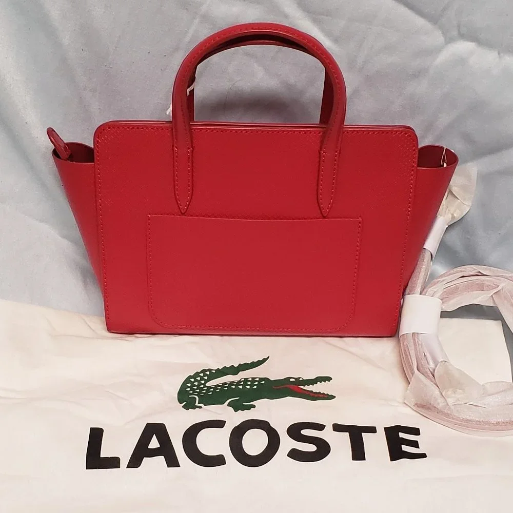LACOSTE Shoulder Bag in RED - Picture 3 of 3